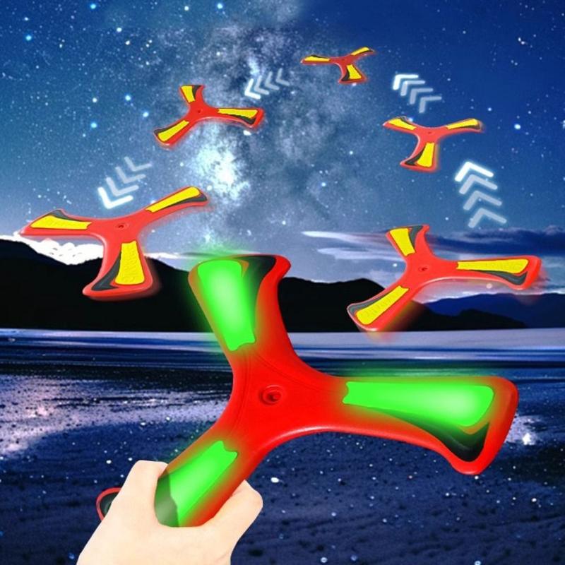 Returning Toy Fast Catch Returning Flying Boomerang Toy Noctilucent ...
