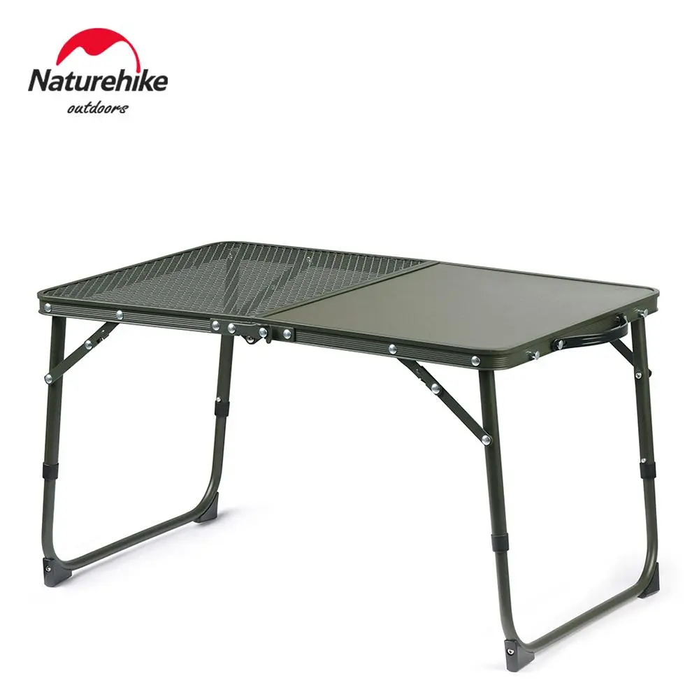 Folding Table, Portable Outdoor Camping Table, Height Adjustable Foldable Table, Camping & Hiking Equipment