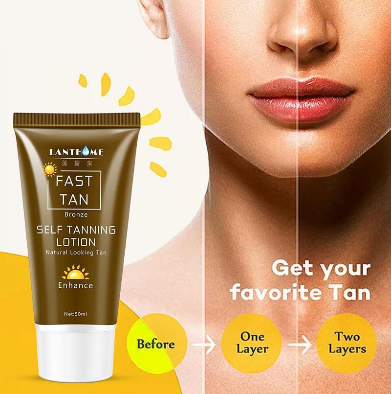 Product Introduction of Sun-Free Natural Black Bronze Wheat Color Body Lotion Black Cream Self Tanning Lotion 4