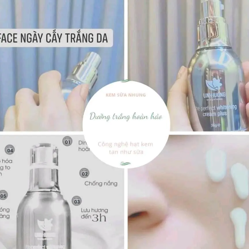 Kem Dưỡng Trắng linh hương (kem ngày)