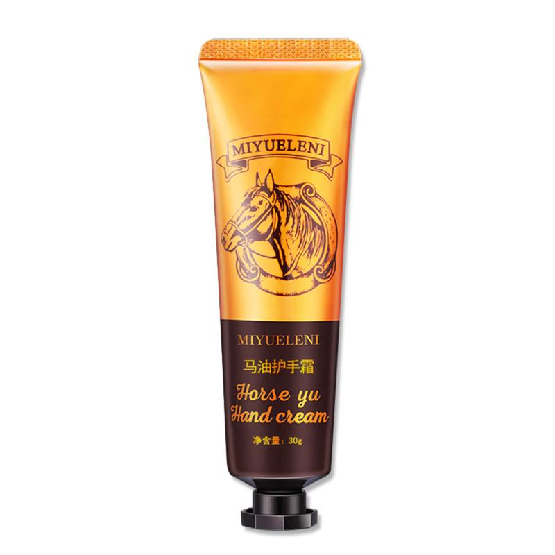 Product Introduction of Horse oil care hand cream, moisturizing skin, nourishing skin, no greasy autumn and winter cosmetics 4