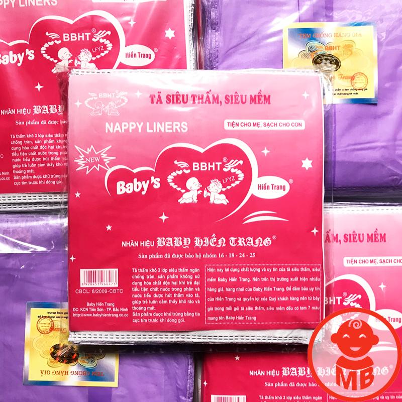  Miếng lót phân su BABY HIỀN TRANG 1 GÓI 20 TỜ 