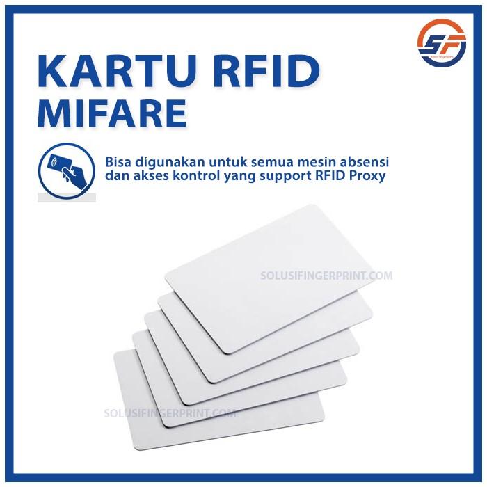 Kartu Mifare RFID 13.56 MHz Card Tag Akses Pintu / Kartu Absensi Mifare ...