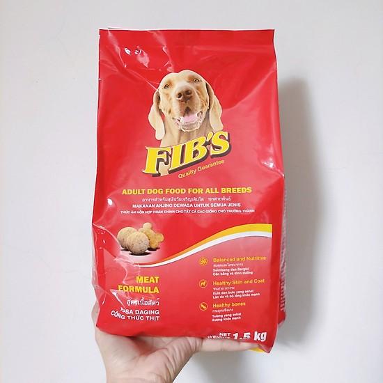[Fib 1.5kg] Thức Ăn Hạt Cho Chó Fib's Gói 1.5kg 3