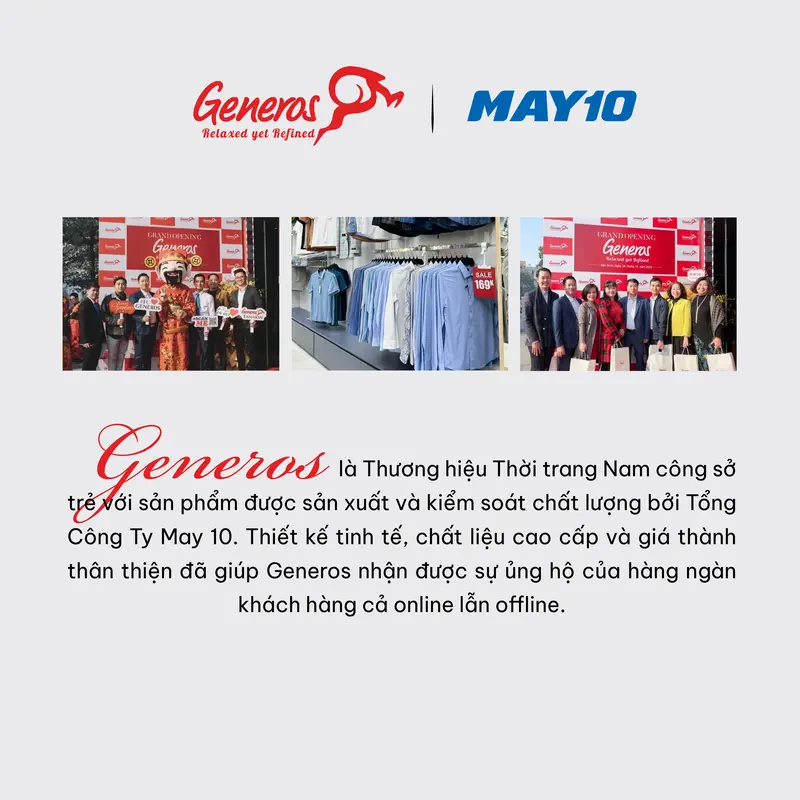 Quần Âu Nam GENEROS ít nhăn thiết kế lịch lãm sang trọng thoải mái khi mặc 020123148MF Đen #4 1