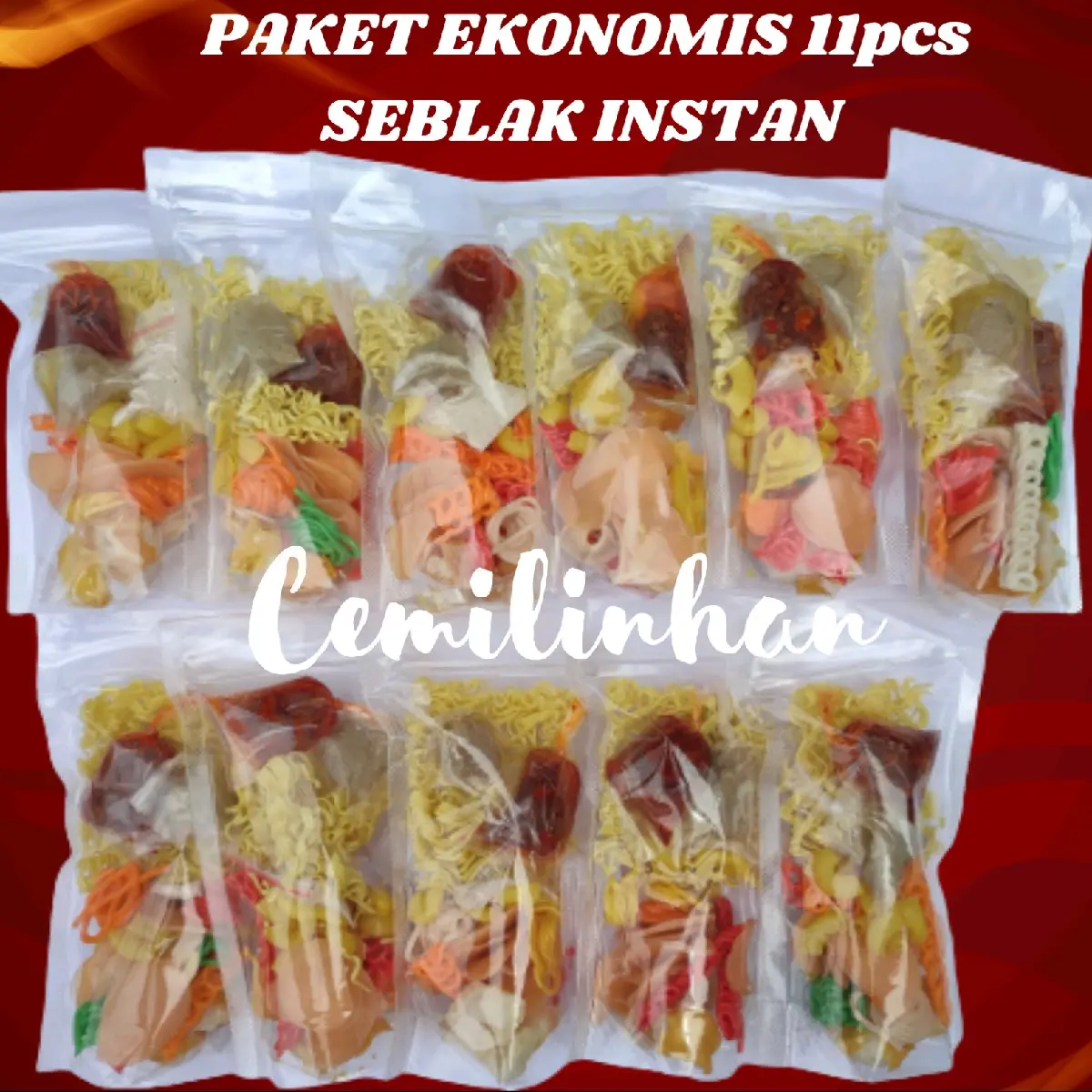 Paket Ekonomis Seblak Instans 11bungkus BINJAI ACEH MEDAN LANGKAT