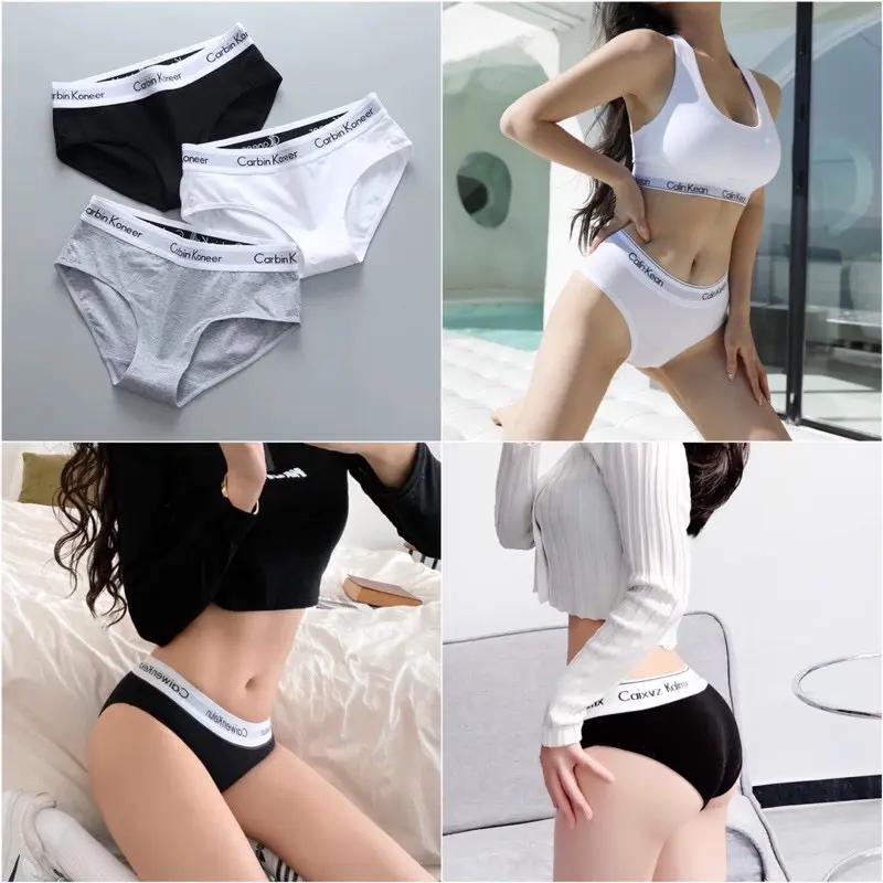 Quần lót nữ, sịp tam giác, quần chéo chất cotton  Women Đồ lót nữ siêu thấm