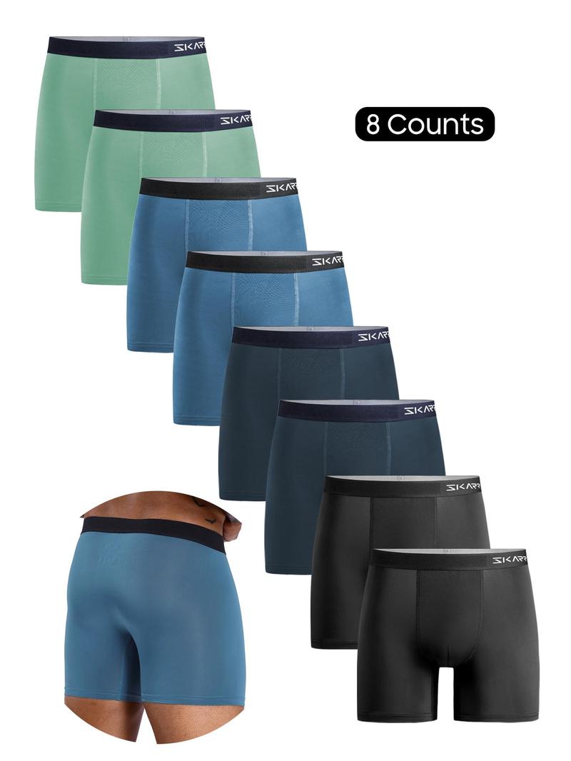 Product Introduction of Men's Contrast Tape Boxer Brief, Casual Comfy Breathable Underwear for Daily Wear, Men's Underwear for All Seasons 5
