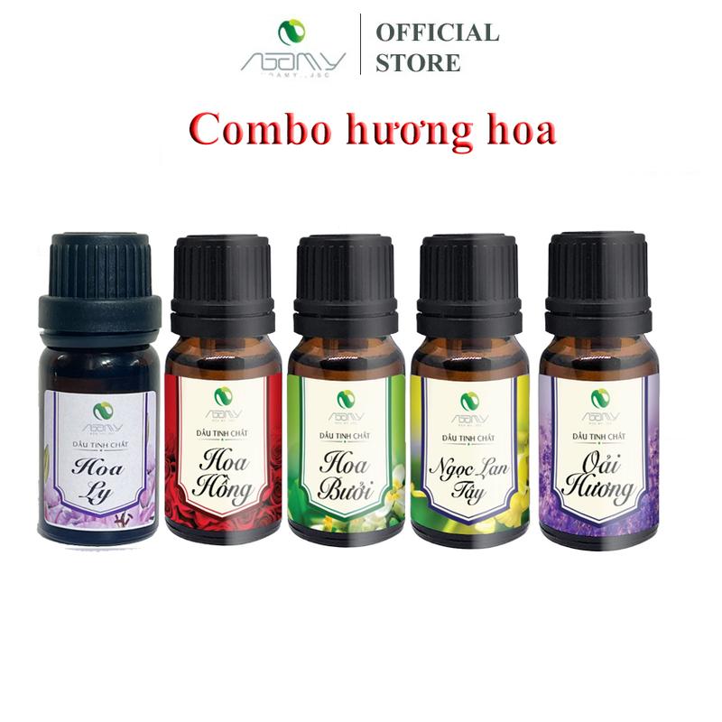   Combo Hương Hoa  Tinh dầu Nga My dung tích 10ML thiên nhiên nguyên chất thơm phòng giảm căng thẳng khử mùi hôi Dầu Thơm Phòng Dầu Thơm 