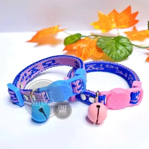 Kalung Kucing Premium Lonceng Doff motif korea