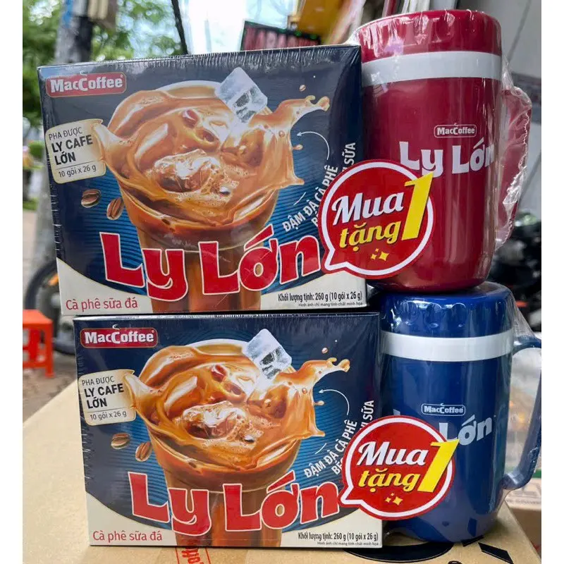 Cà phê Ly Lớn tặng kèm 1 ca nước chất lượng