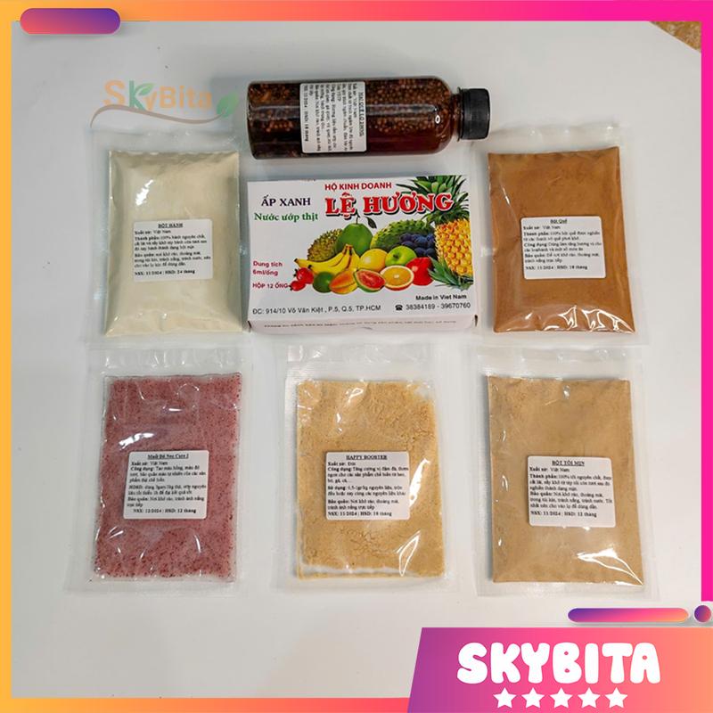 Set gia vị Lạp Xưởng ngon, gia vị lạp xưởng nướng đá Hà Khẩu, gia vị lạp xưởng Đài Loan, lạp xưởng mai quế lộ kèm hướng dẫn cách làm chi tiết