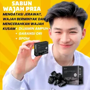LAGI VIRAL TERMURAH SABUN MUKA PEMBERSIH WAJAH PRIA/PENGHILANG JERAWAT/SABUN PEMUTIH PERMANEN Membersihkan Pria Berminyak