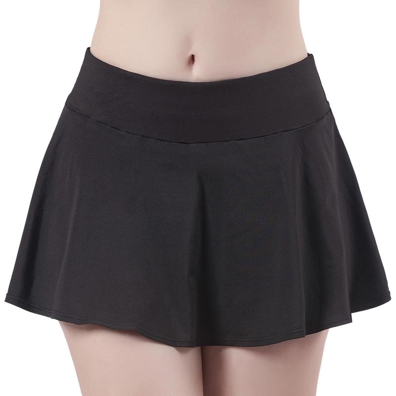Product Introduction of Fake Two-Piece Nude Feel Yoga Culottes Women's Summer Quick-Drying Running Fitness Tennis Skirt Training Sports Short Pants 46