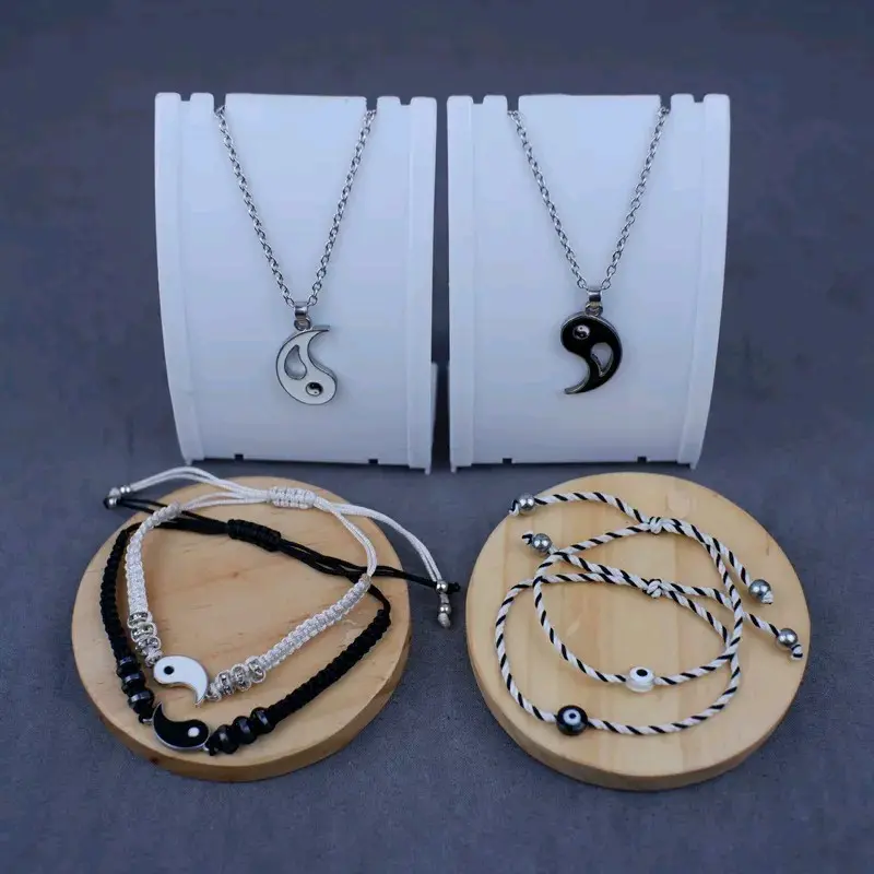 [Promo Big Sale] (Paket 12) Set Perhiasan Wanita Levine Permata Kalung Gelang Cincin Anting