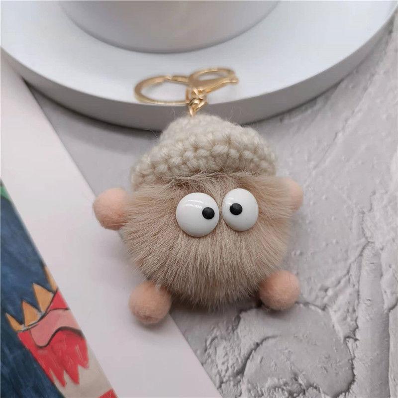 Cute Little Briquette Plush During Car Key Ring During Niche During Ins Bag During 3