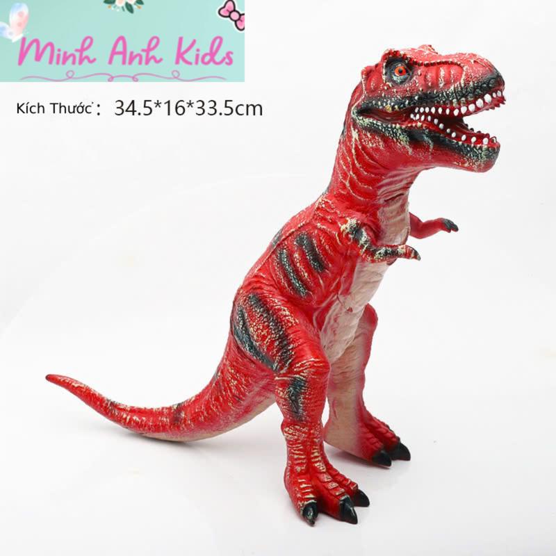 Mô hình đồ chơi khủng long bằng cao su mềm siêu to khổng lồ quà tặng cho bé