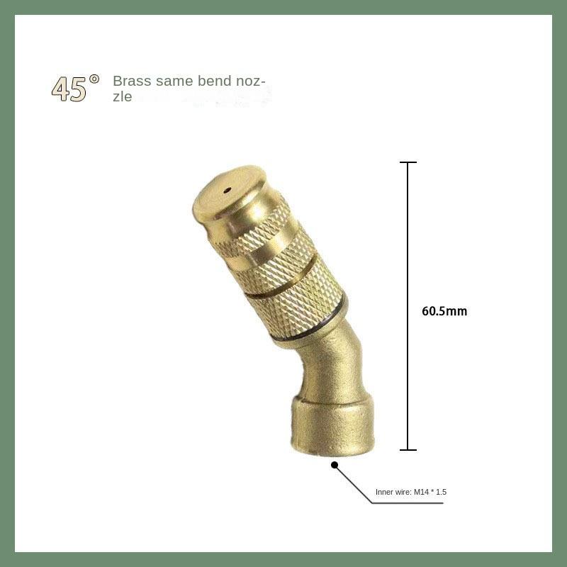 Product Introduction of Accessories for Agricultural Sprayer Atomization Copper Nozzle Adjustable Atomization Nozzle 1