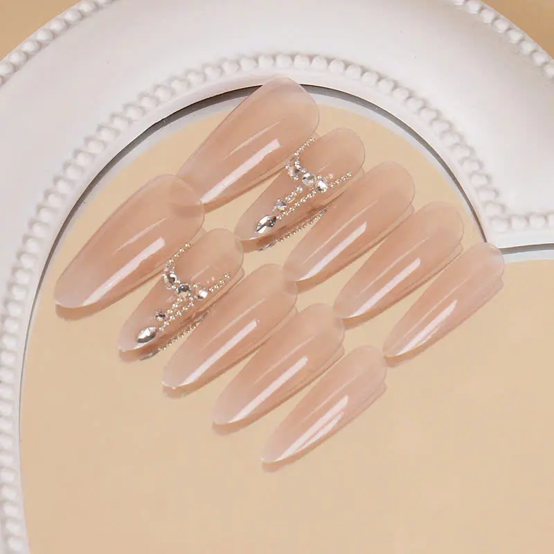 MÃ Đ05  NAIL__XINH NAILBOX MÀU THẠCH nail giả Đ05 Nữ Làm Nail 3
