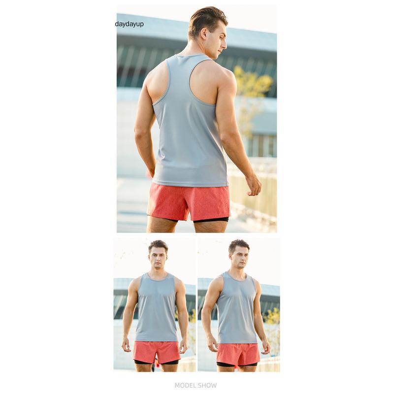 Product Introduction of Summer Men Sports Tank Top Large Casual Breathable Quick Drying Outdoor Running Vest 18
