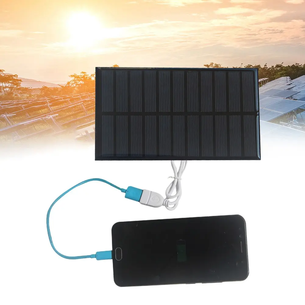 1.6W Solar Panel 290mA Charger Portable DIY Solar Cell 3.7V-5V Battery Chargers