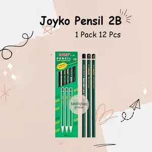 Pensil 2B Joyko P88 1 Pack Isi 12 Pcs Joyko Pencil For Komputer Pencils Pinsil Ujian Pensil Menggambar Stationery perlengkapan sekolah