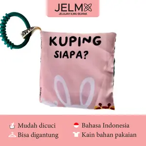 Buku Kain Bantal Bayi 3D Kuping Siapa Anak Books