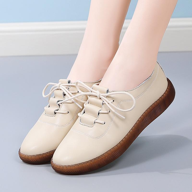 scholl women shoes Women's scholl casual leather shoes scholl ladies shoes Boat Shoes Loafers Shoes 8