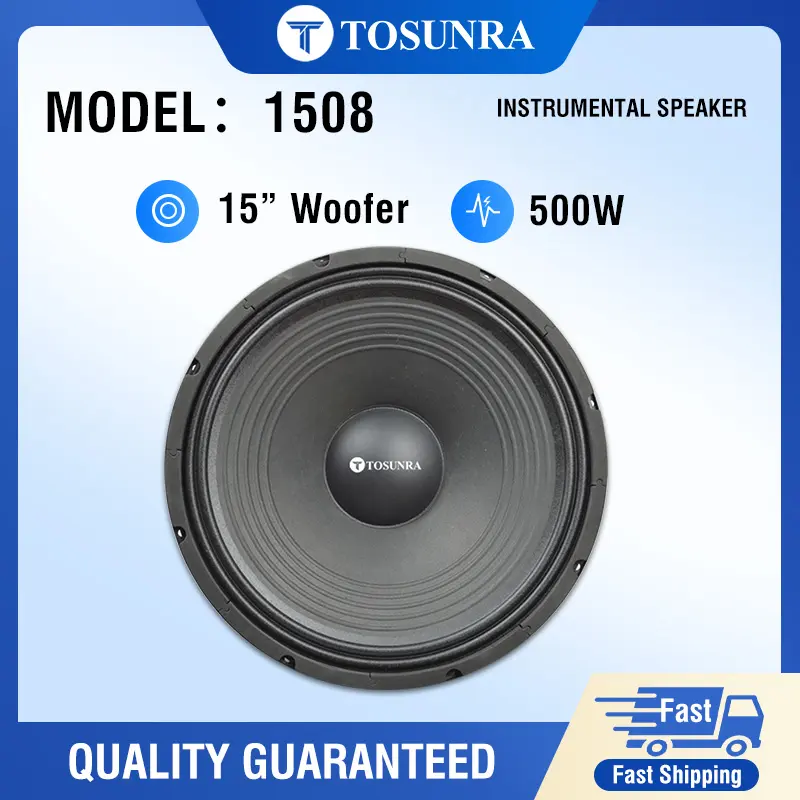 TOSUNRA 15" 1508  Instrumental Speaker Unit 500W 8Ω