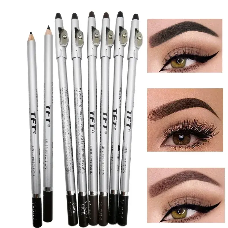 3pcs Eyebrow Pencil Waterproof Sweat Proof Long-lasting Not Easy To Fade Natural Color Development Popular Makeup Tool Cosmetics