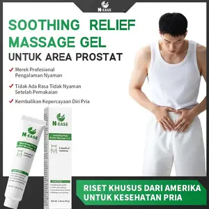 N-EASE Gel Perawatan Prostat, Atasi Kelelahan & Ketidaknyamanan, Desain AS untuk Pria.
