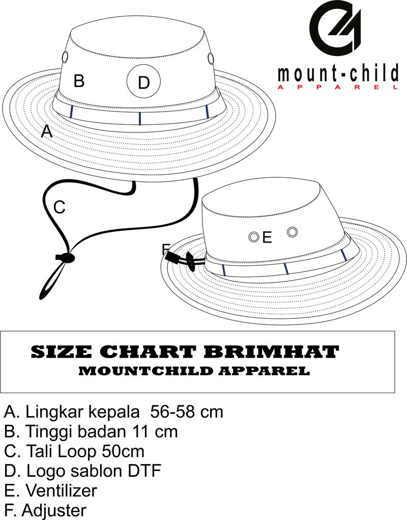 Product Introduction of Topi Rimba Mancing Original Mounchild Apparel Logo Nganclom Kode 0012 Unisex Pria Wanita Outdoor Abu Abu 0
