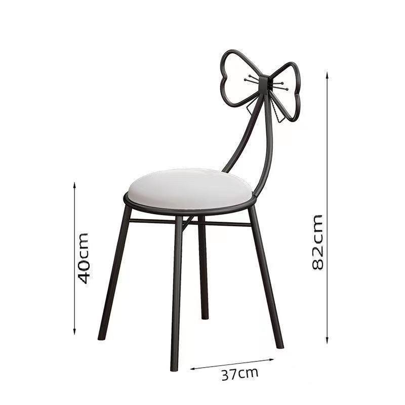 ghế nơ ngồi Bàn trang Điểm khung đen hàng cao cấp