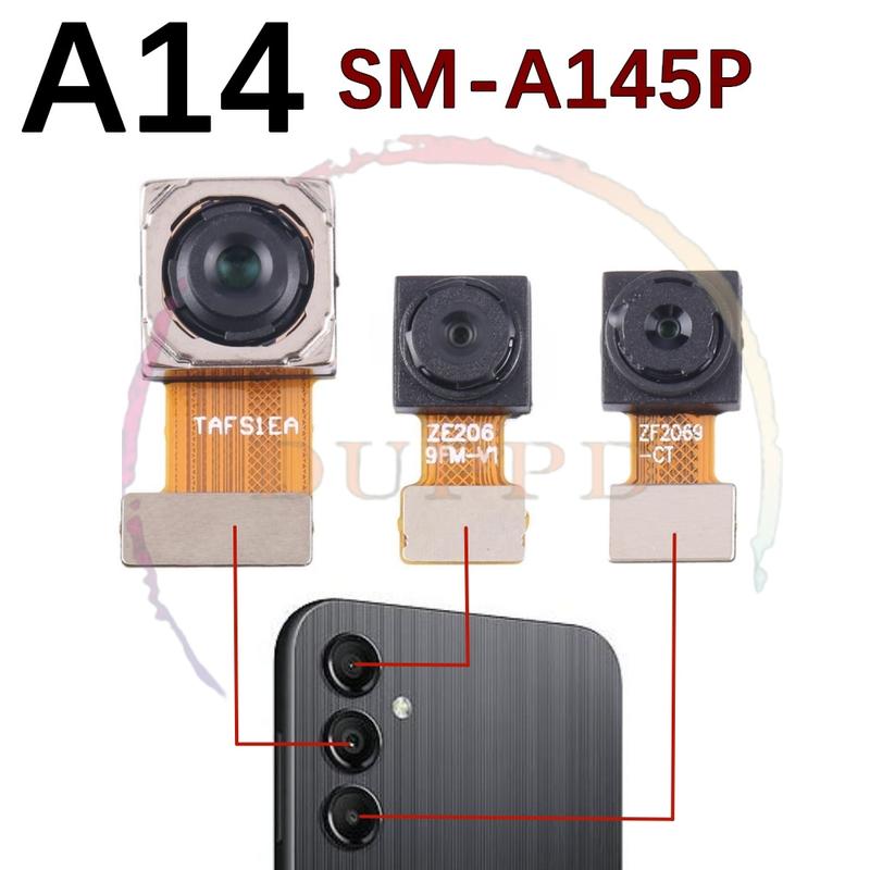 Product Introduction of Full Set Main Back And Front Facing Wide Rear Camera Flex Cable For Samsung Galaxy A14 A145F A145P 7