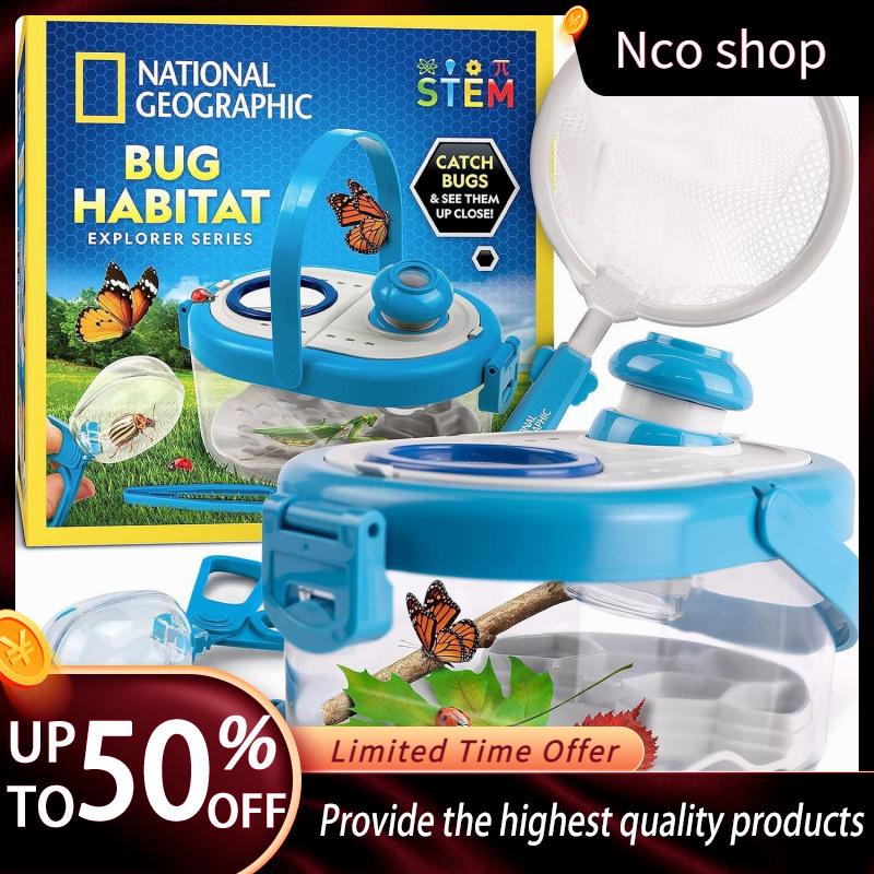NATIONAL GEOGRAPHIC Bug Catcher Kit for Kids - Kids Bug Habitat with ...