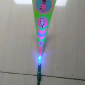 (Lampu 1 Sablon) Kitiran/Meteor/Apollo Motif Sablon Karakter Kartun, Mainan Anak-anak Terbang Malam Bahan Fiber Anti Patah flying ball