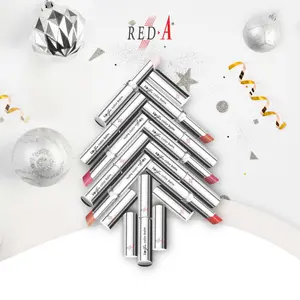 Red-A Lip Glo Color Balm Viva Lipstick Gloss Murah Bagus Mempercantik Bibir