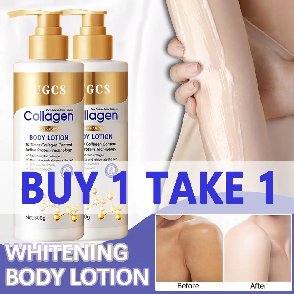 300g Collagen Firming Whitening Body Lotion  whitening Moisturizing Remove melanin