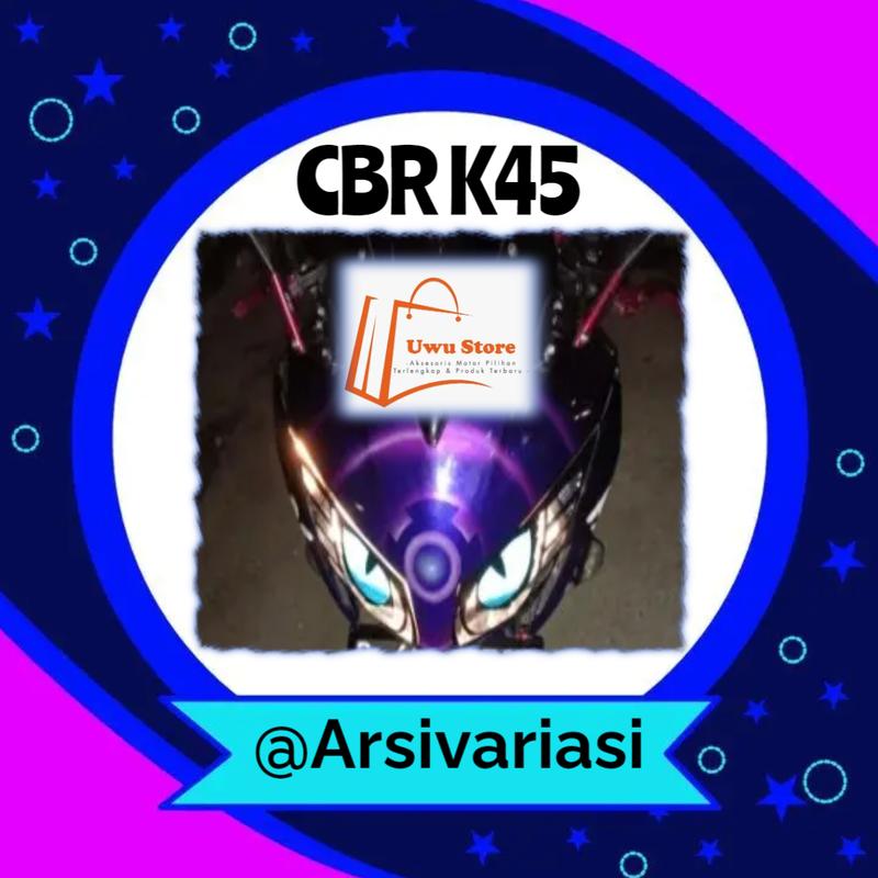 Stiker Variasi Lampu Depan CBR k45 Lokal Motorcycle 2
