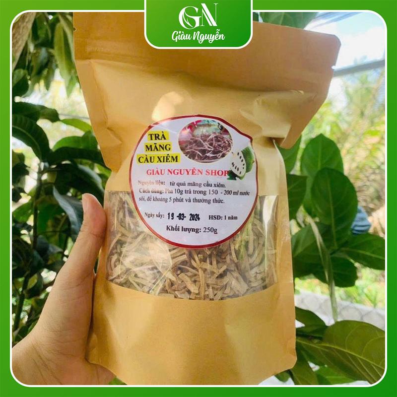(Túi 250 gram) Trà Mãng Cầu Xiêm Giàu Nguyễn Tea Nước Trà Chè