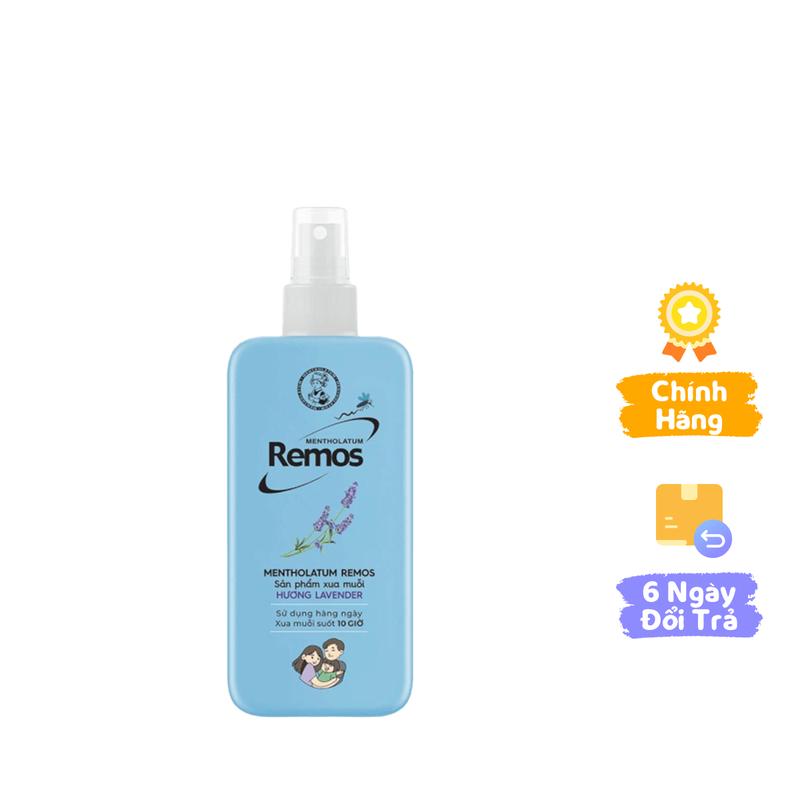Xịt chống muỗi lavender Remos 70ml