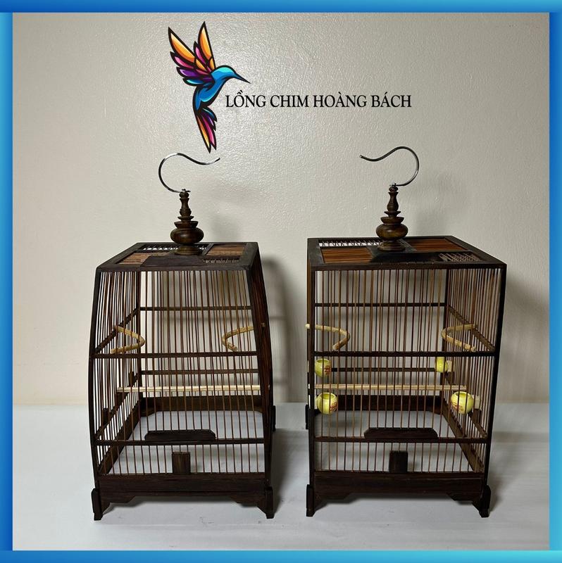 Lồng chim hút mật chất liệu gỗ mun lồng hút mật RÁP SẴN form vuông cao và thái cao giá rẻ