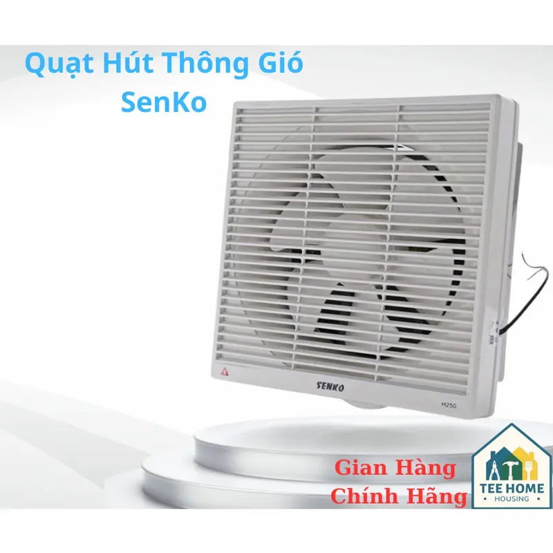 Quạt Hút seᵰko 2 Chiều H150 - H200 - H250 Gắn Tường, 1 Chiều H100 1oo% Lõi Đồng - Hàng Công Ty 1