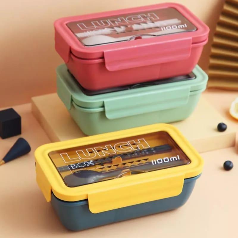 Récipient Alimentaire Réutilisable Lot 4 Boîtes Bento 4 Compartiments - 1000ml - Sans BPA - Micro-ondes Et Lave-vaisselle - École/bureau Boîte Repas 1000ml
