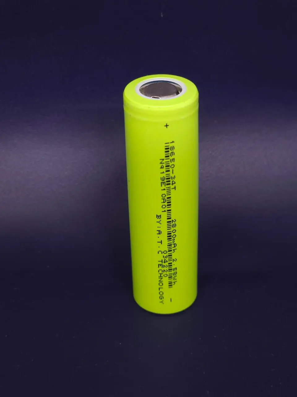 battery 18650 rechargeable 2800mAh 2.58wh Real & New Cell