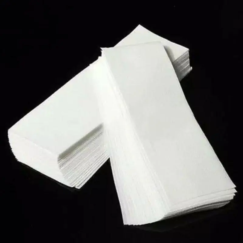 100Pcs Kertas Strip Waxing Penghilang Bulu