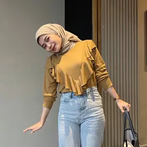 LADY SWEATER by Dippew | Atasan Wanita Rib Cotton Sweater Fashion