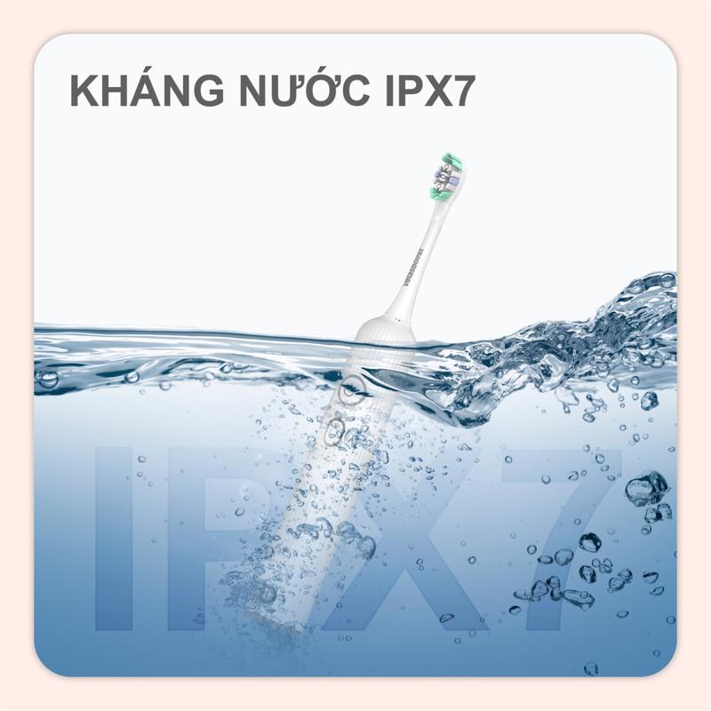 Product Introduction of Bàn chải điện velasboost NEO HYBRID 1, Kháng nước IPX7, Công nghệ rung và xoay kết hợp, Pin tới 30 ngày, Bảo hành lỗi 1 đổi 1 21