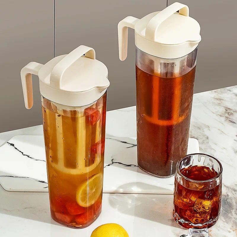 Product Introduction of Outdoor manual cold brew coffee maker, Filter ice fruit teapot Coffee Juice Bar, Restaurant, Kitchen, Camping coffee pot 5