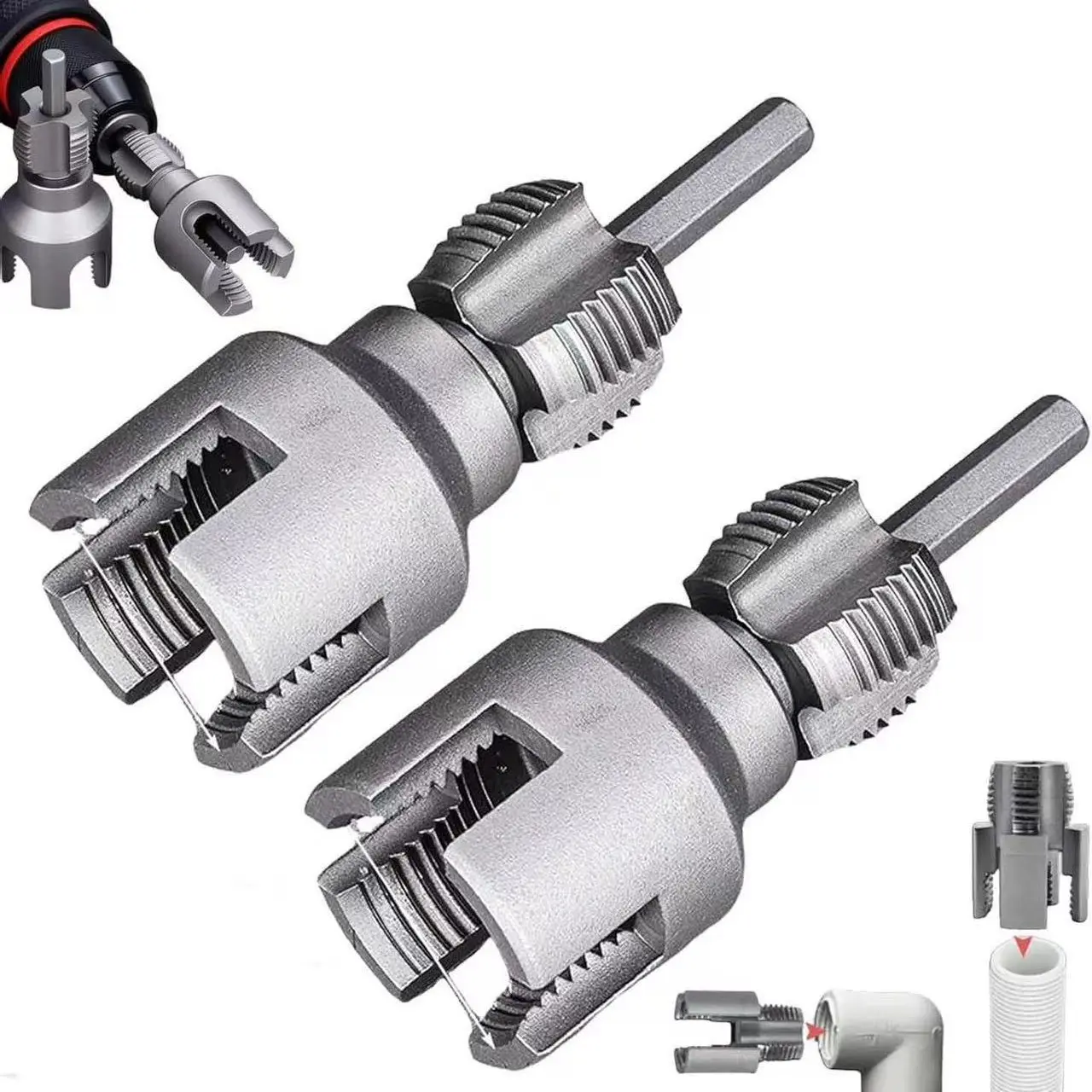 Professional Pipe Threading Tool Set - Carbon Steel PPR Pipe Threader ...